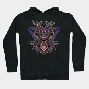 great geisha mecha illustration Hoodie